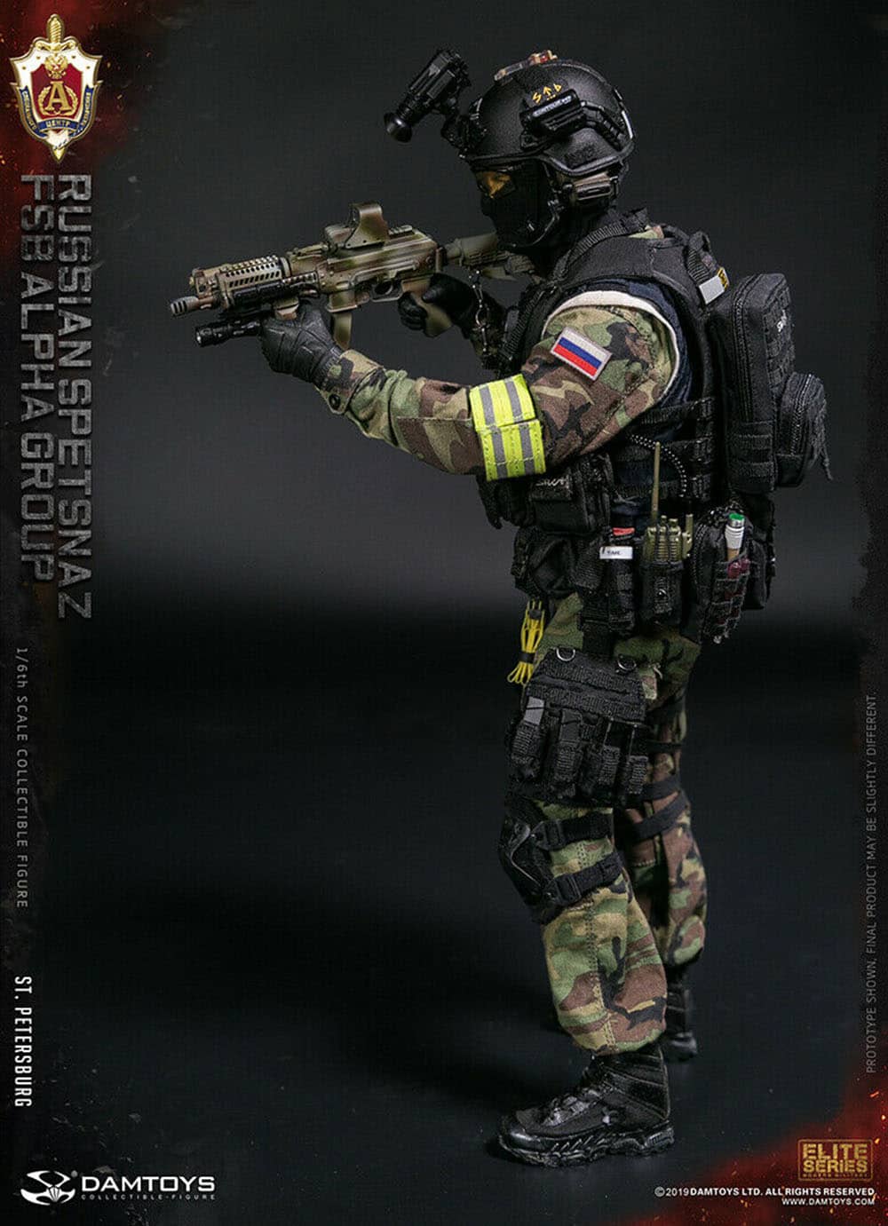 ○新品 1/6 女性アクションフィギュア スペツナズ ロシア特殊