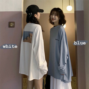 大きいサイズ 韓国レディースファッション オーバーサイズ フォトt ロゴ ロンt ミニ ワンピ カットソー 5006 流行オルチャンファッション 人気のプチプラ韓国レディースファッション新作通販 Aliceholly