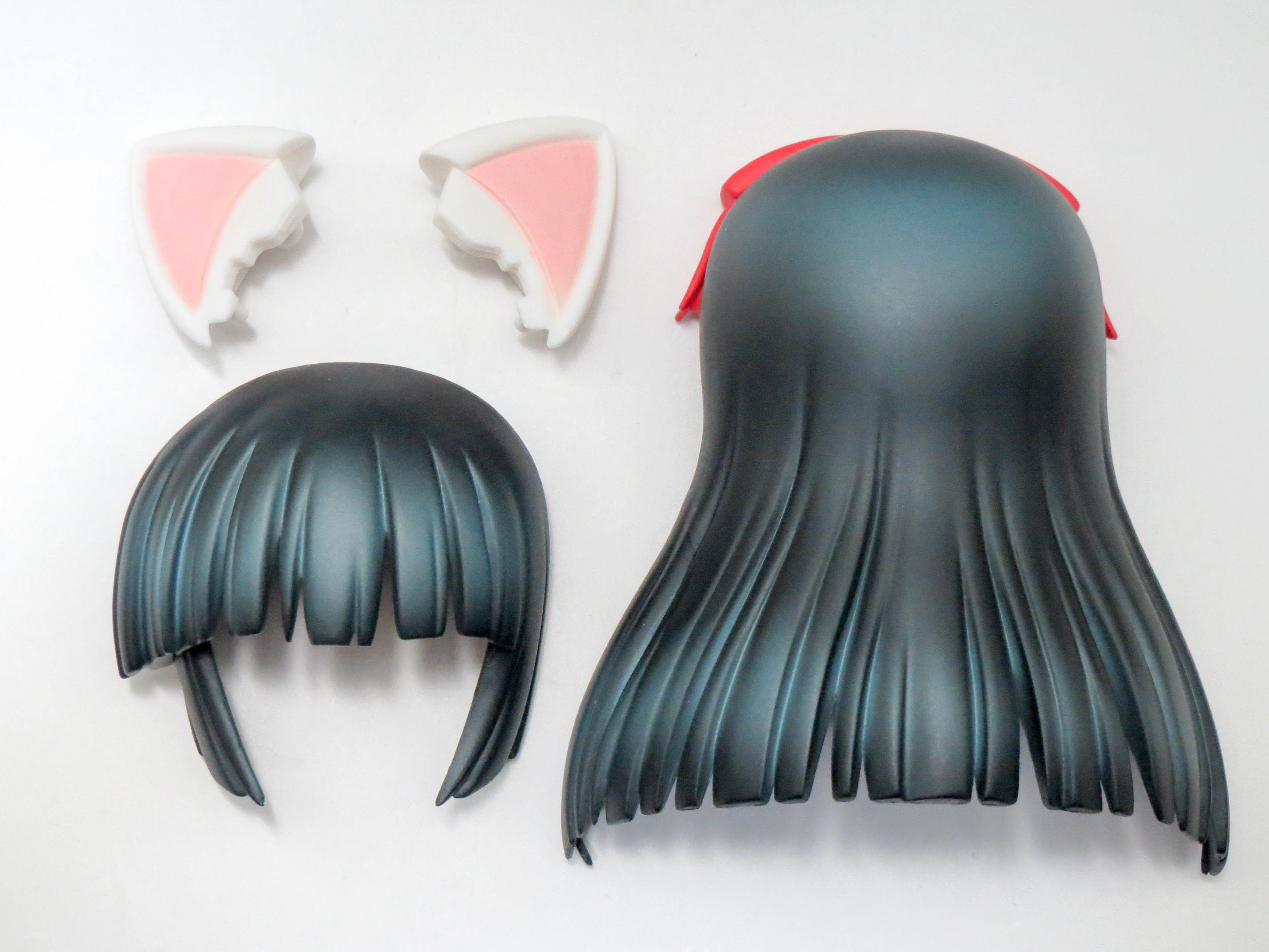 再入荷 085 鏡黒 髪パーツ ロング ネコミミ ねんどろいど ホビー通販 アニホープ