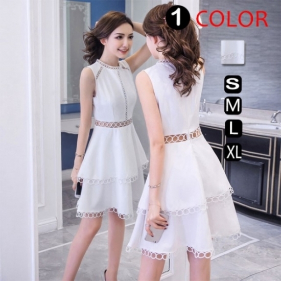 お呼ばれ ワンピース大きいサイズ ワンピースミニ丈タイトワンピース タイト 着痩せ 白ドレス 二次会 結婚式 披露宴 代 30代 40代 新作 Kir 30