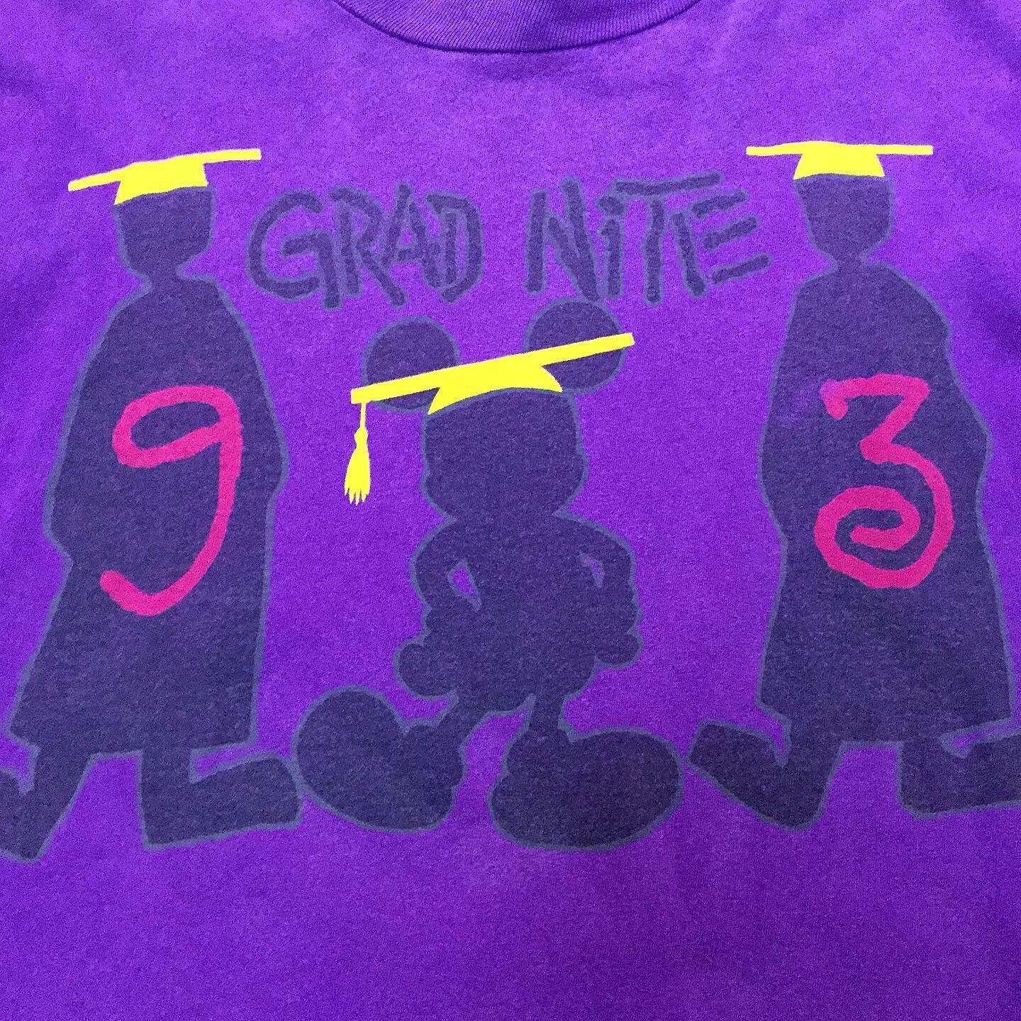 最適な材料 90s Grad Nite 93 Tシャツ Disney Vintage 上質風合い Www Eatforhealth Gr