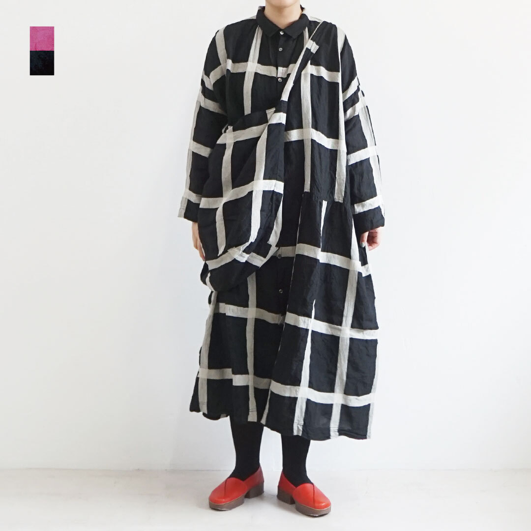 Ichiantiquites イチアンティークス Lattice Check Dress ラティスチェックワンピース 品番 Es Life エスライフ