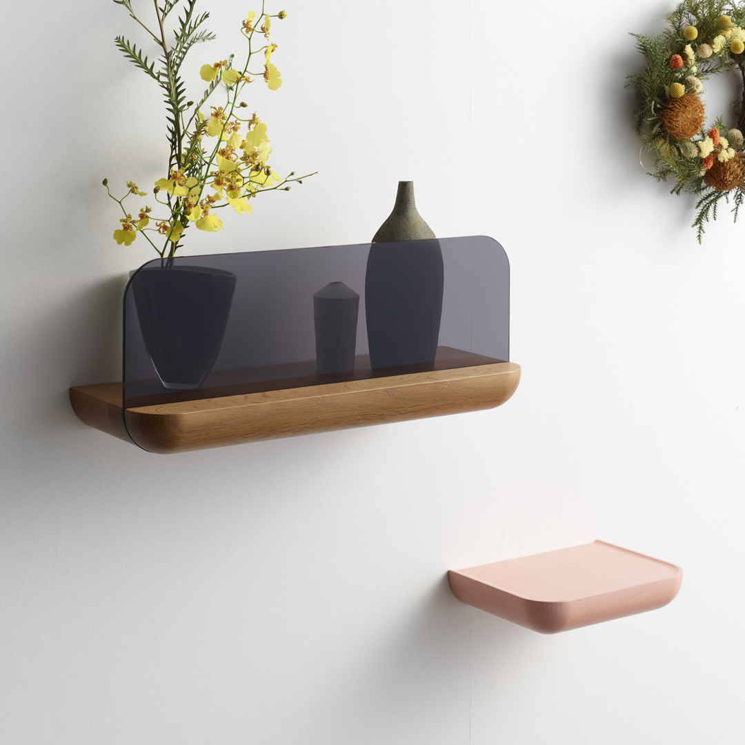 ウォールシェルフ 壁掛け 無垢 Ma Ss501tt 棚 飾り棚 壁付け インテリア おしゃれ 木製棚 Margin Cabinet Ec
