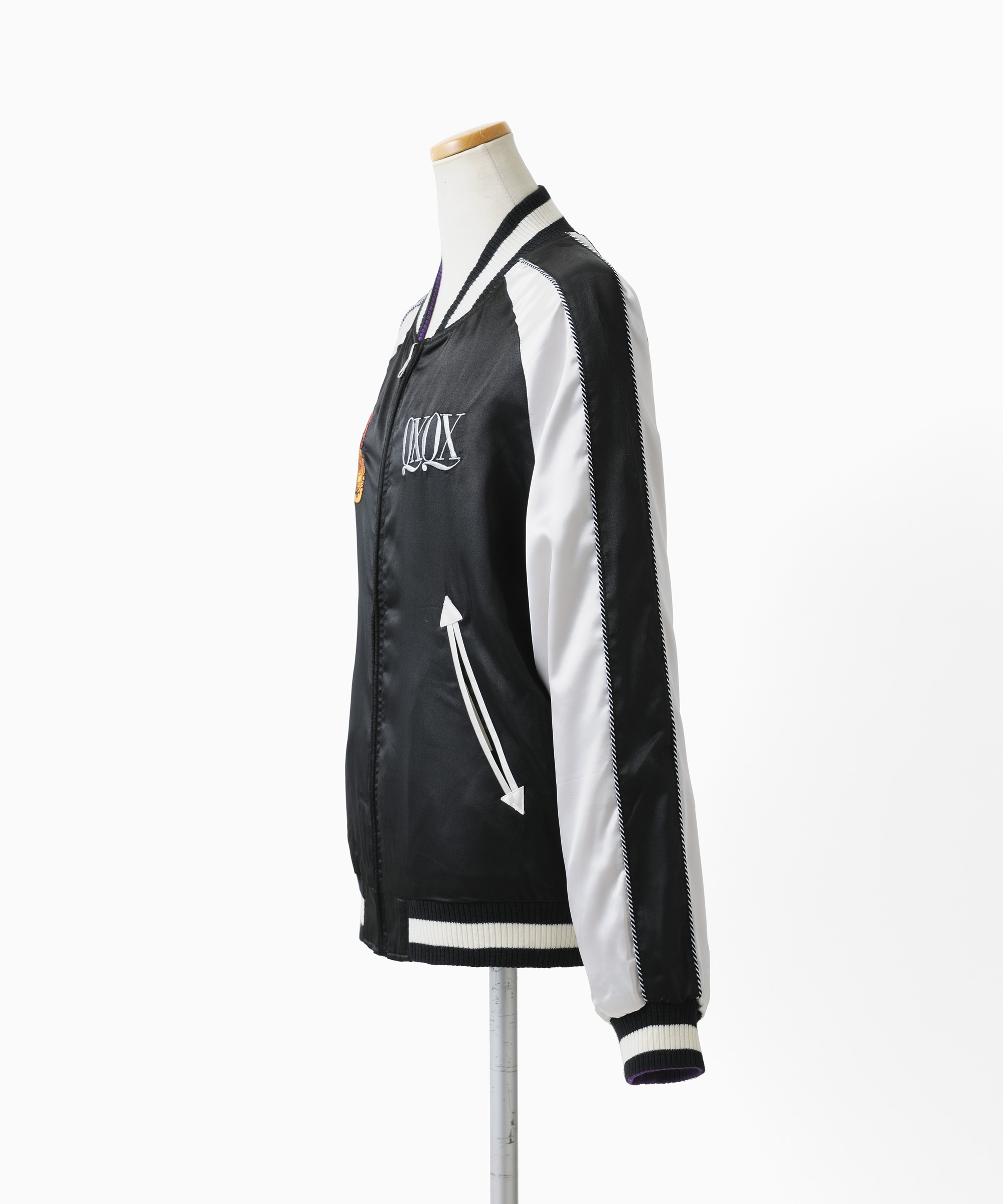 Qxqx スカジャン サイケデリックの花園 Qxqx クスクス