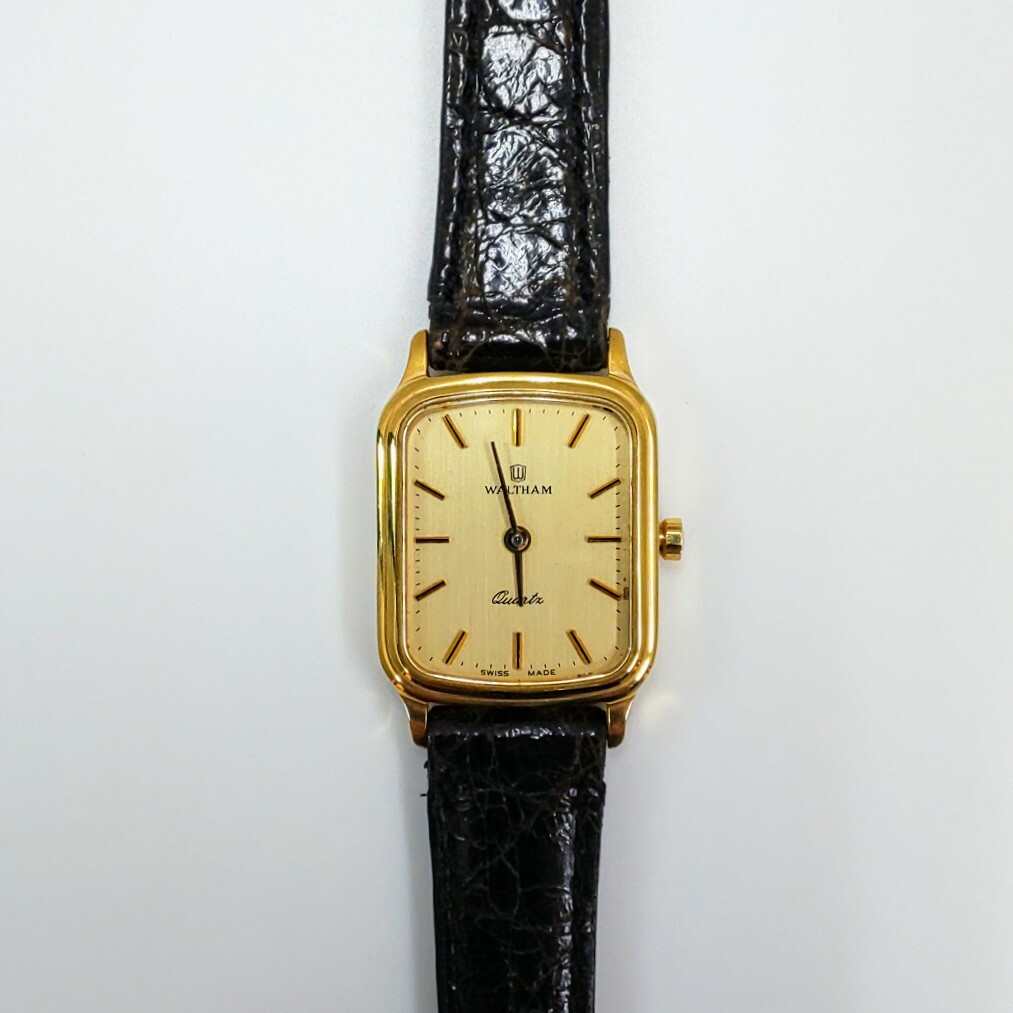 WALTHAM ウォルサム K18金無垢 婦人用腕時計 クォーツ 9347053 | 城下町の古い時計屋さん 和田時計店