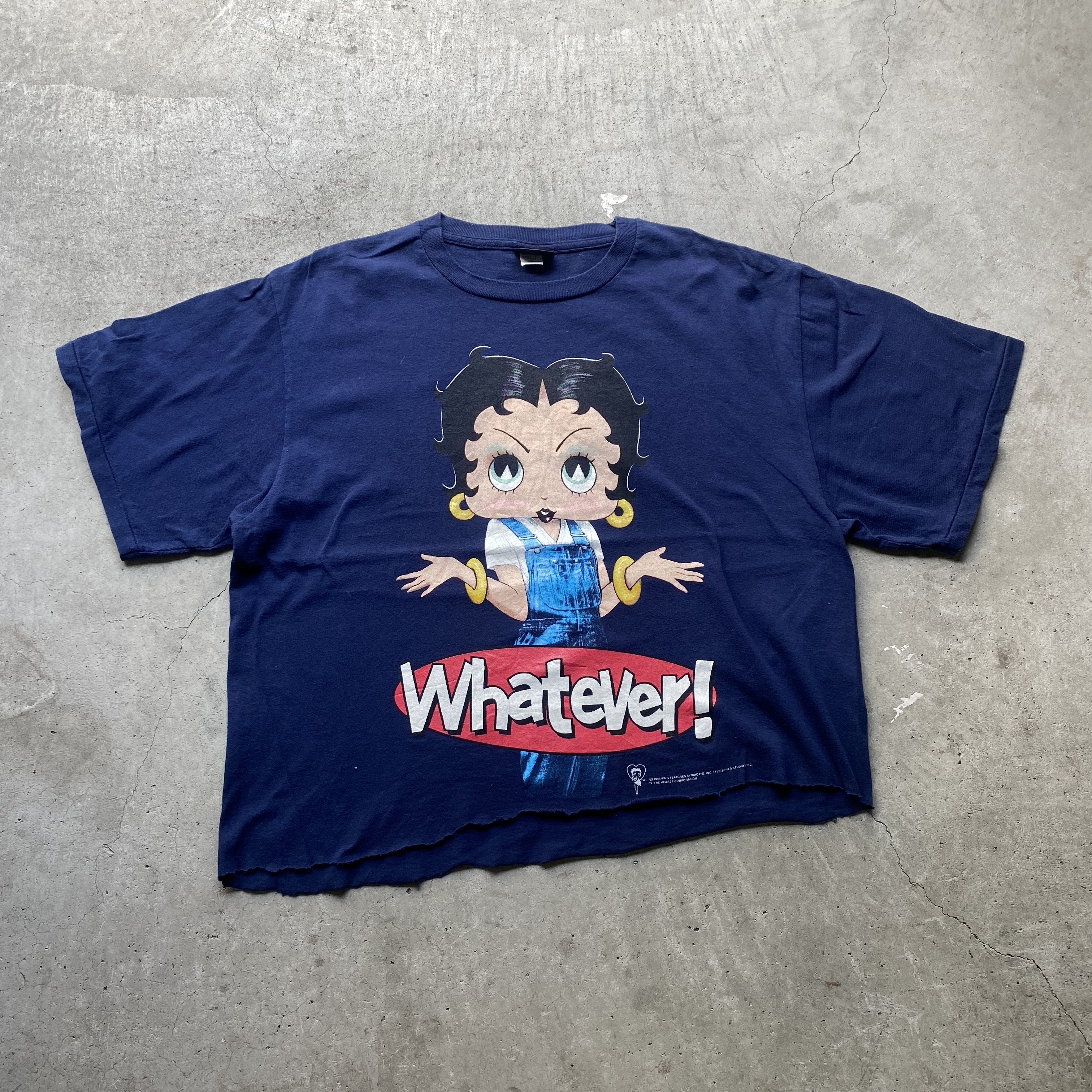 90年代 Betty Boop ベティーちゃん プリントtシャツ カットオフ ヴィンテージ メンズxl 古着 Tシャツ Cave 古着屋 公式 古着通販サイト 100時間限定all15 Off開催中