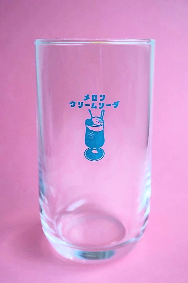 純喫茶メロン ソーダグラス メロンクリームソーダ Yuri Ichimura レトロでポップな雑貨 アパレル