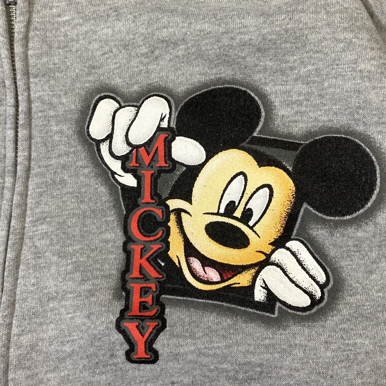 Usa製 Disney Catalog ディズニー ミッキーマウス キャラクタースウェットパーカー ヴィンテージ ビンテージ グレー メンズｍ レディースl相当 古着 スウェット Cave 古着屋 公式 古着通販サイト