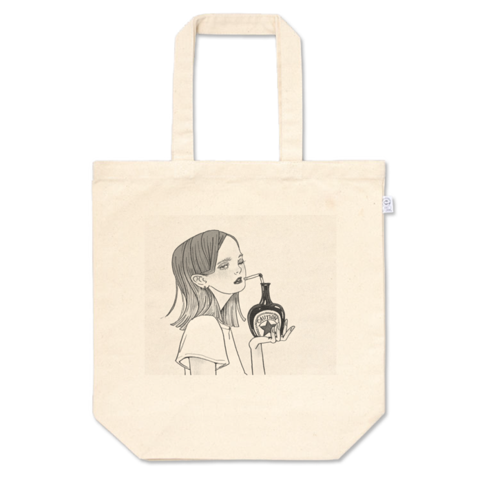 トートバック すうぃーと ぽいずん モノクロ イラストレーターjessie オンラインショップ トートバック すうぃーと ぽいずん モノクロ イラストレーターjessie オンラインショップ