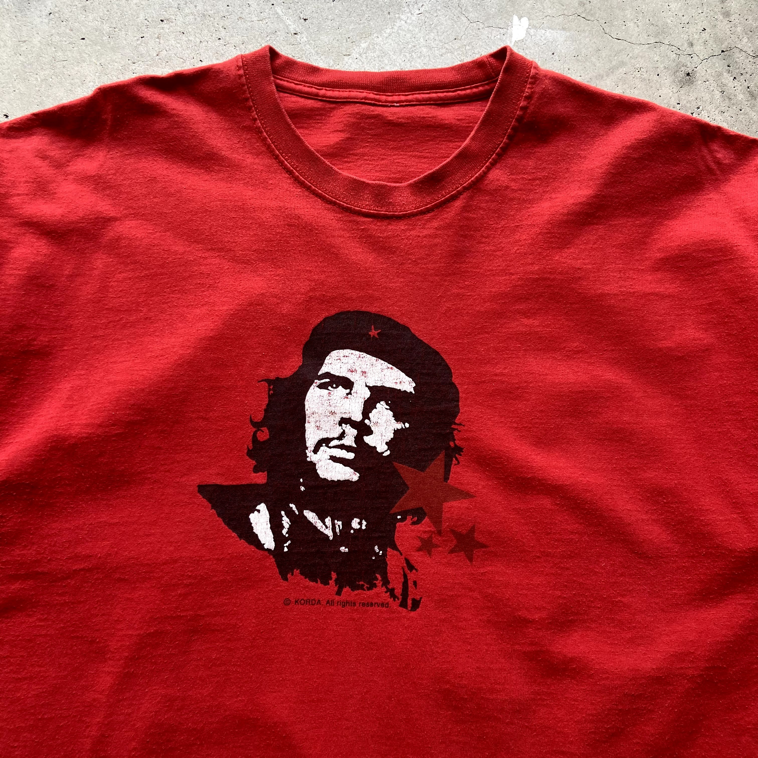 Che Guevara チェ ゲバラ 偉人 プリントtシャツ メンズxl相当 古着 人物 レッド 赤 Tシャツ Cave 古着屋 公式 古着通販サイト