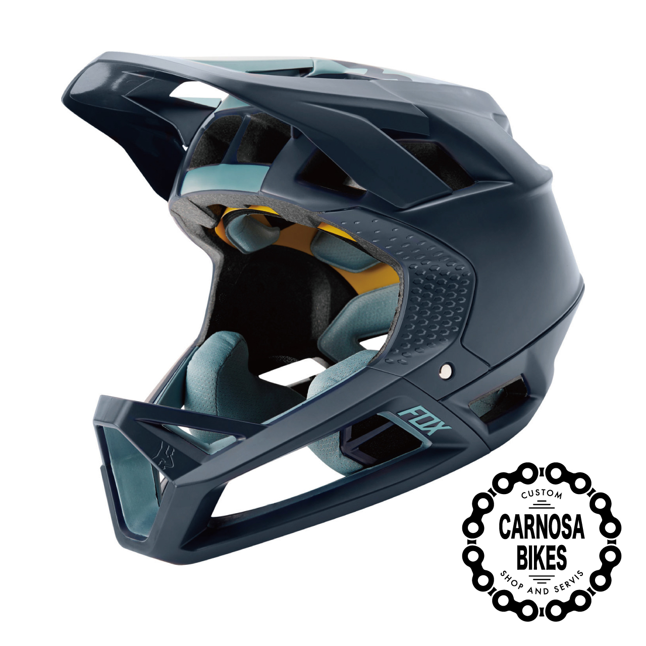 Fox Proframe Helmet プロフレーム ヘルメット Mips Navy マウンテンバイク Bmx自転車ショップ Carnosa Bikes