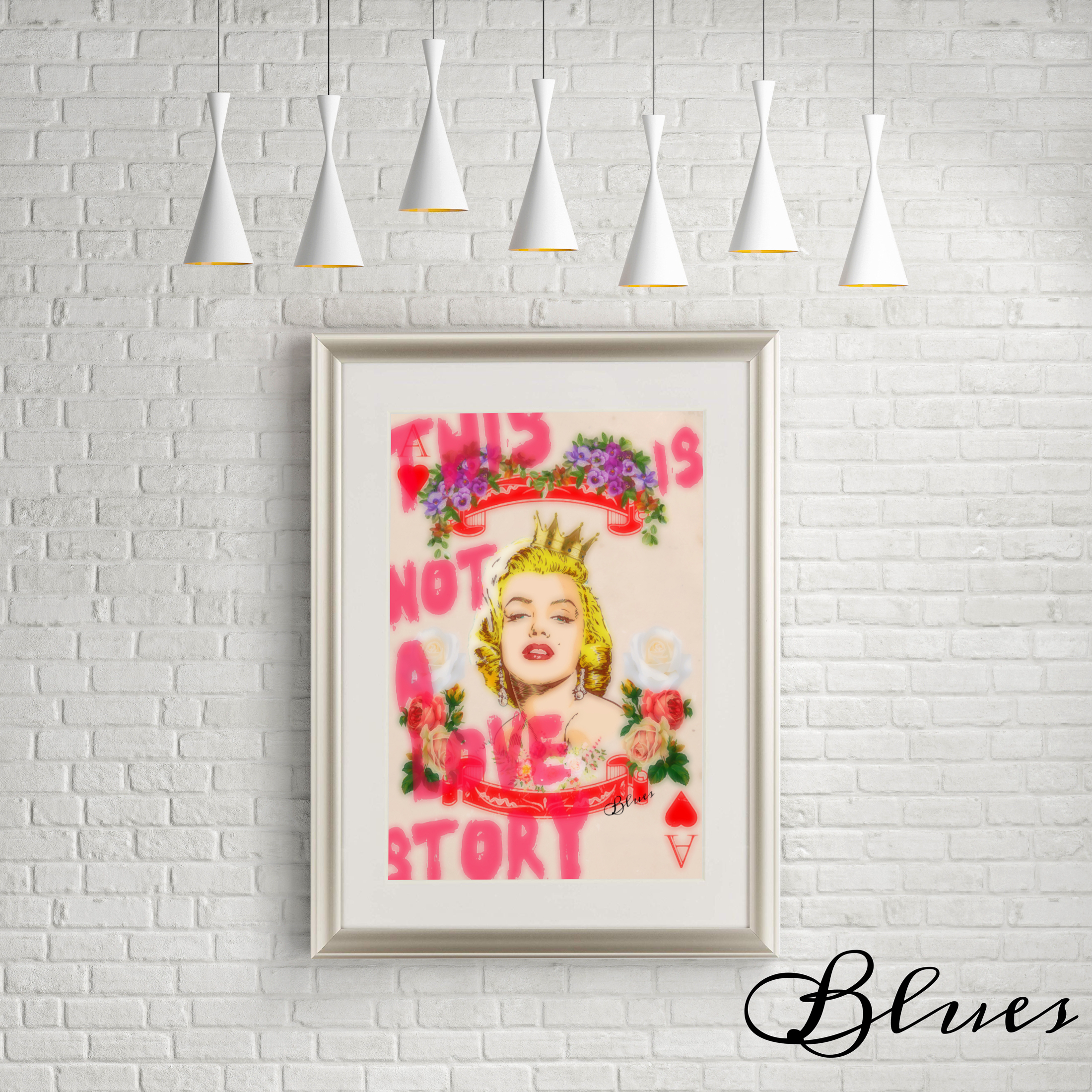 マリリンモンロー トランプモチーフ アート サイズ Blues Make Sense Art Gallery