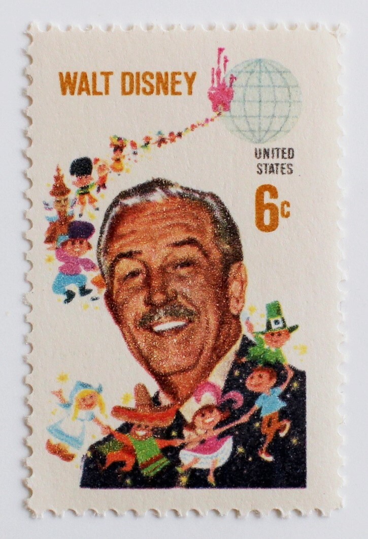 ウォルト ディズニー アメリカ 1968 Stempel 旅する切手