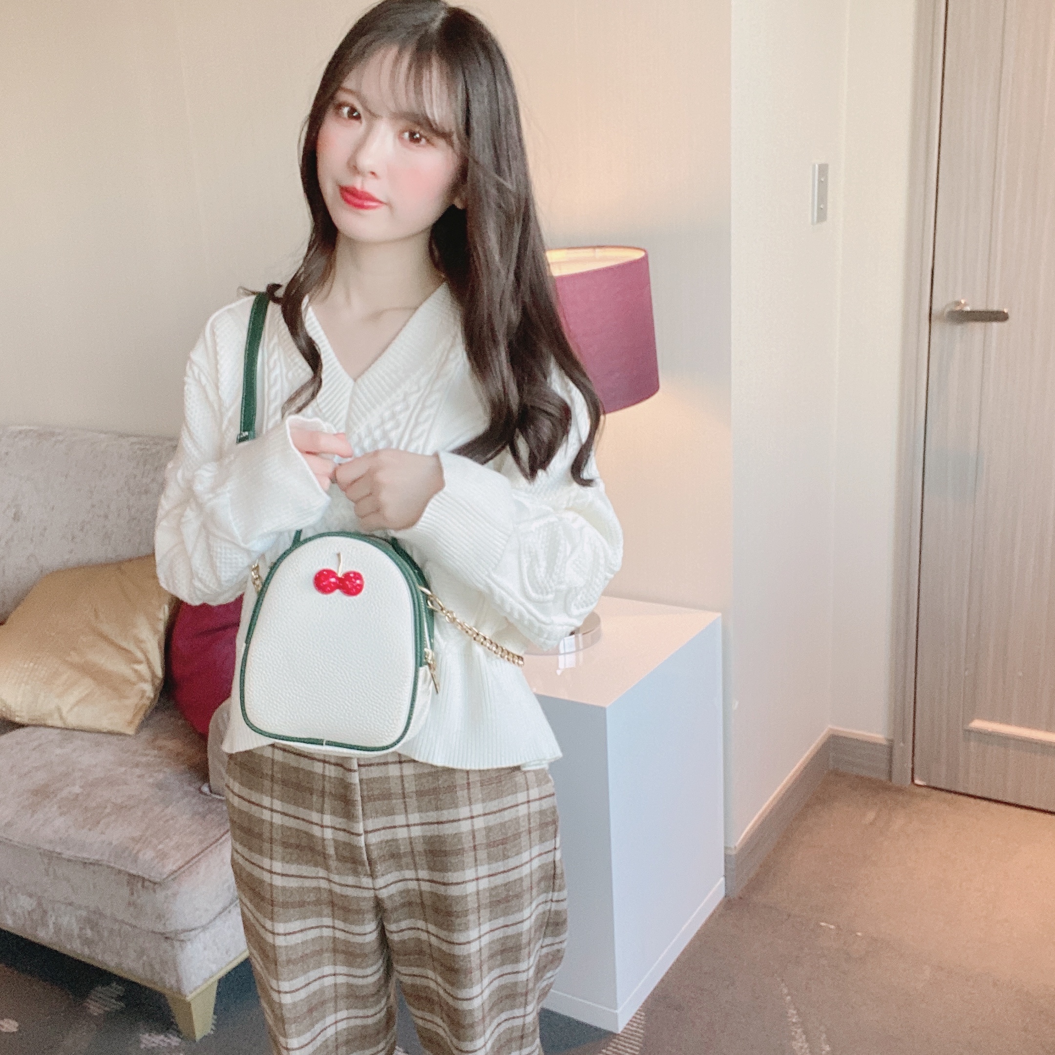 チェリーがポイント ミニショルダーバッグ 韓国レディースファッション通販 Krex ケーレックス