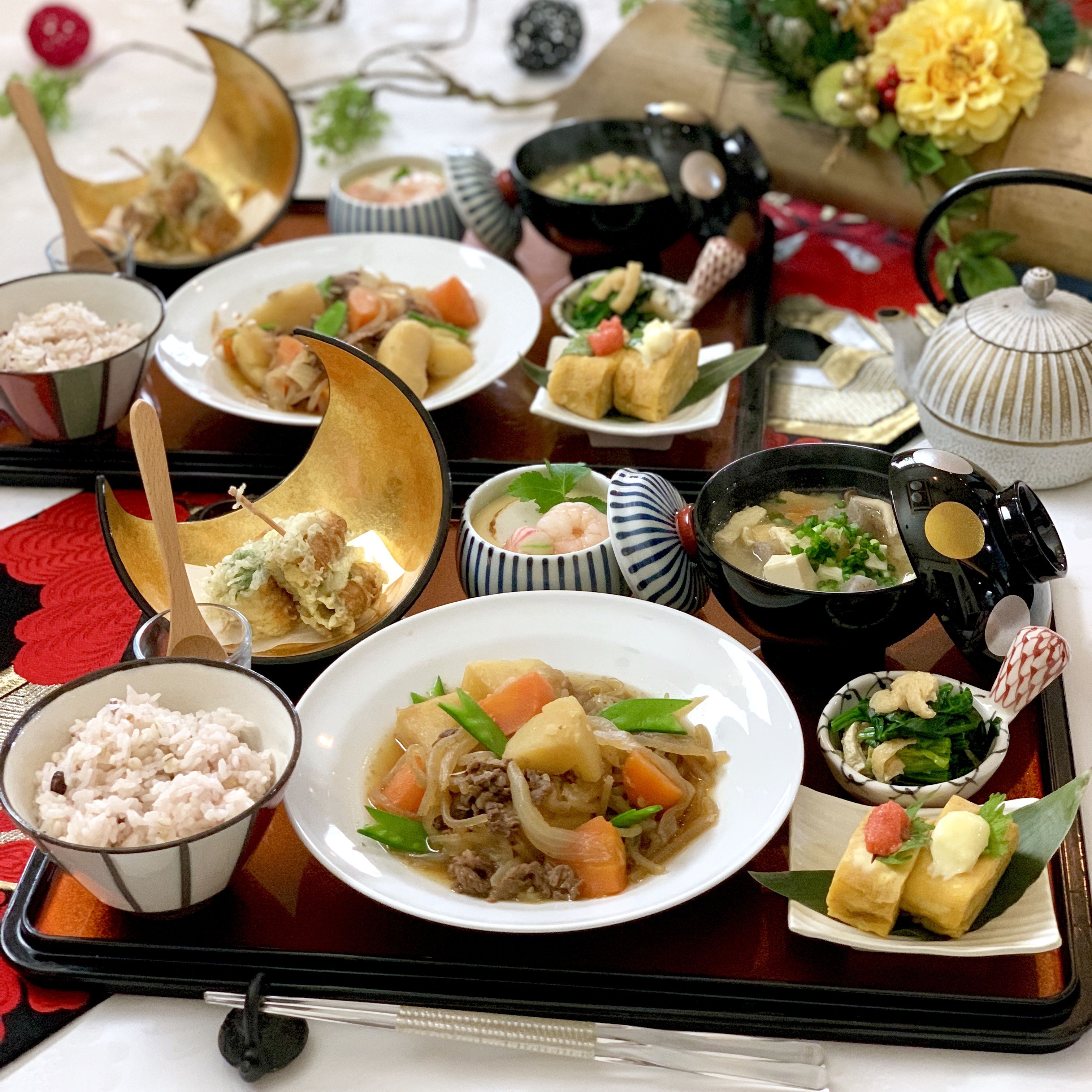 肉じゃがと磯辺揚げ 献立まとめ買い 料理教室 Ohana Kitchen