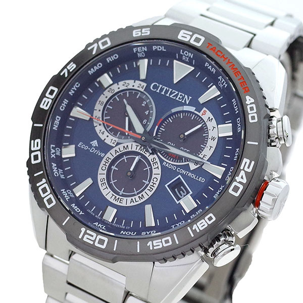 シチズン Citizen 腕時計 メンズ Cb5034 l エコドライブ Eco Drive ネイビー シルバー Happyshop橋本屋