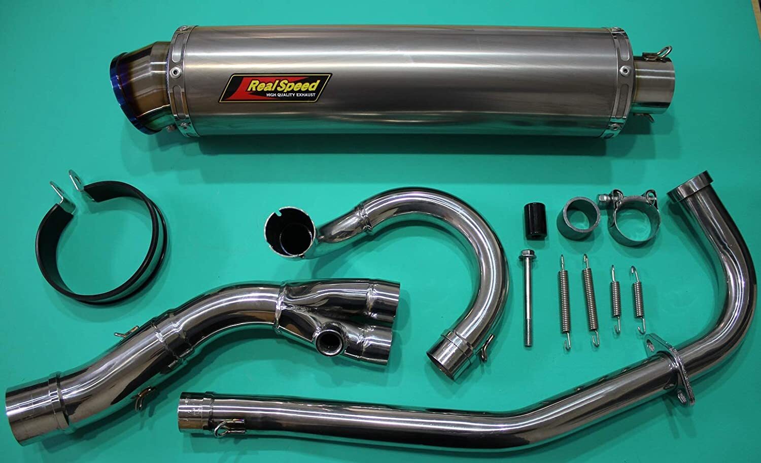 Vtr250 F Mc33 Fi車専用 Meteo メテオ チタン ソリッド マフラー Realspeed Vtr250 F Mc33 Fi車専用 Meteo メテオ チタン ソリッド マフラー Realspeed