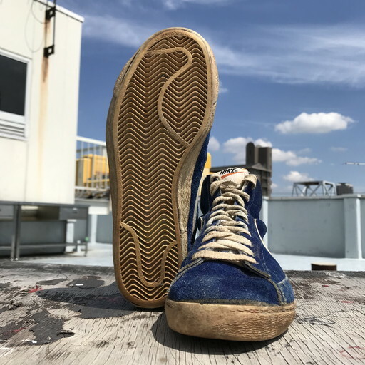 70 S 80 S Nike Blazer Hi Top ナイキ ブレザー スエード 青 ブルー オリジナル Us6 5 希少 ヴィンテージ Agito Vintage