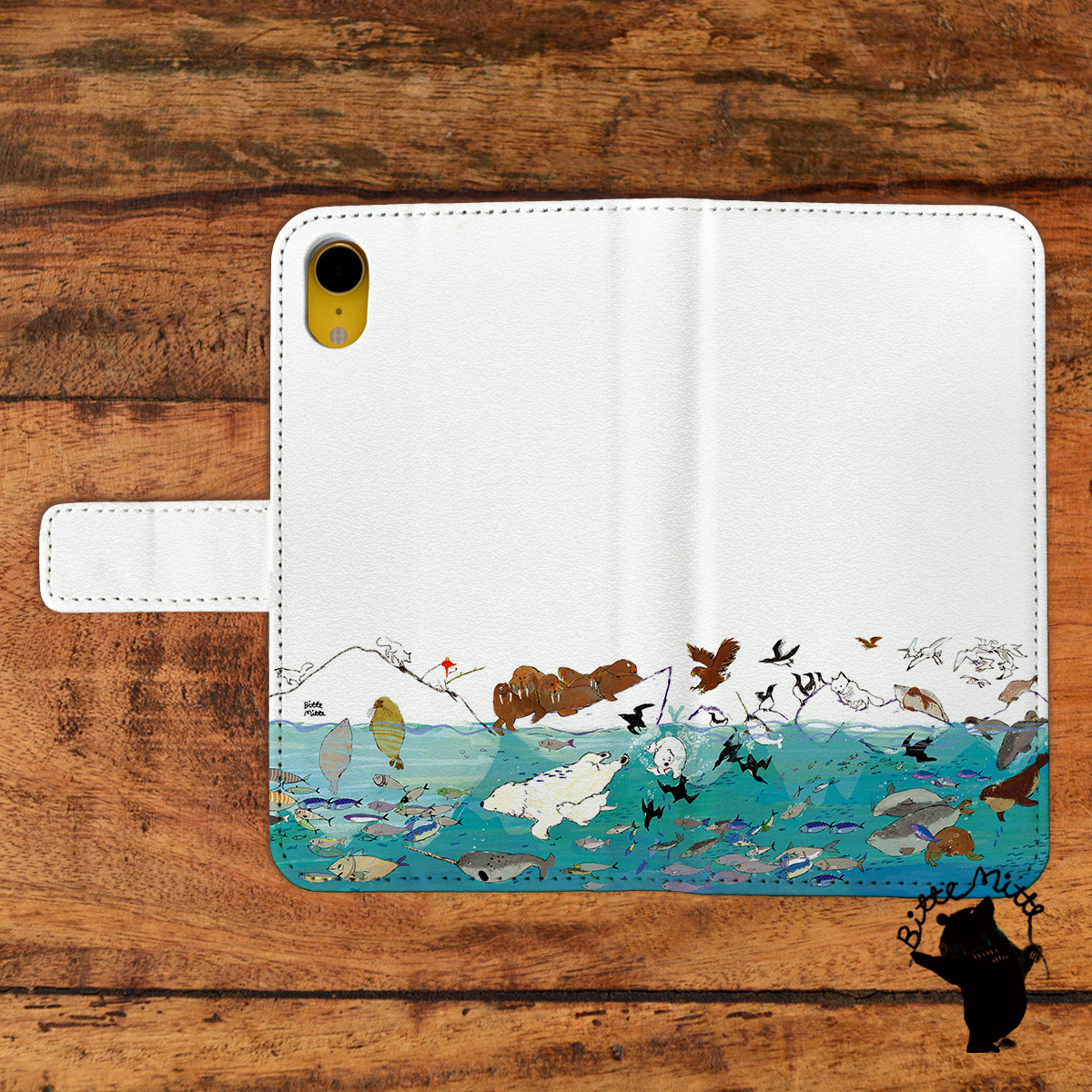 全機種対応 手帳型 スマホケース 海の楽園 イルカ スマホケース Iphoneケース 携帯ケース ケースガーデン