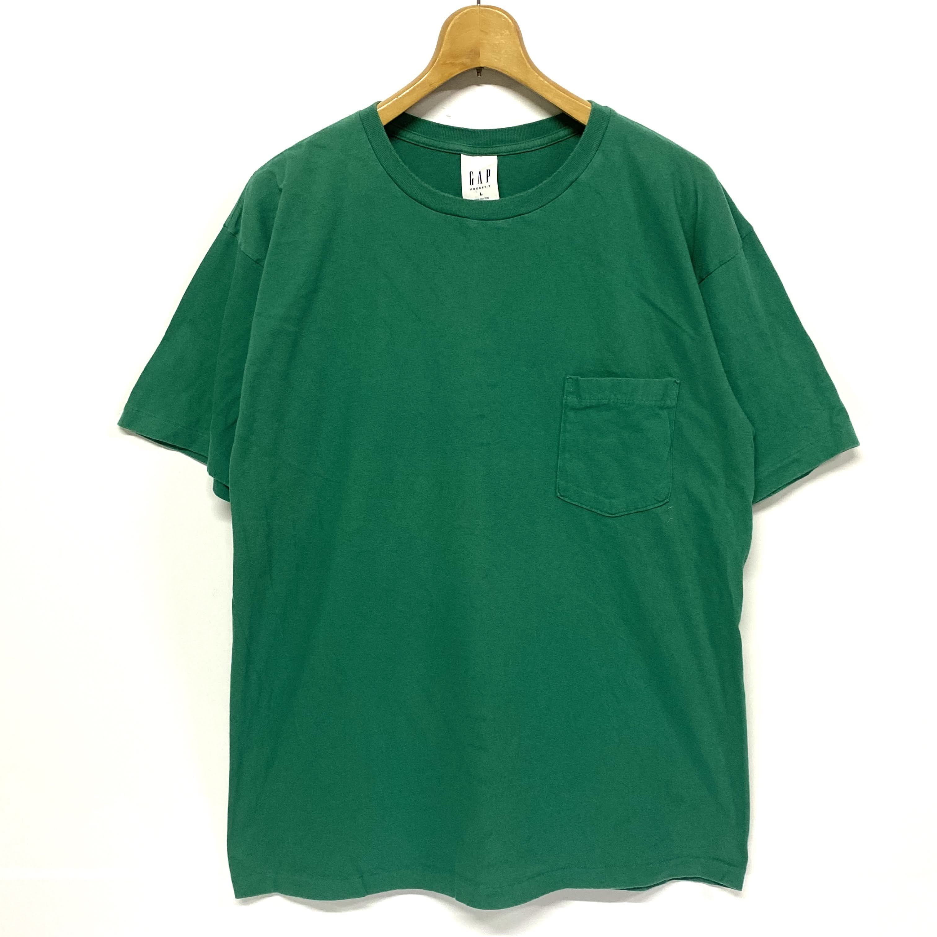 90年代 オールドgap Usa製 Gap ギャップ ポケットtシャツ メンズl Tシャツ Al Cave 古着屋 公式 古着通販サイト