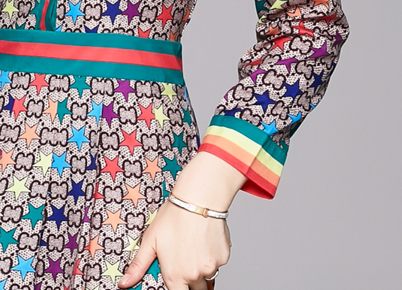 星柄 スター レインボー ワンピース フォーマル ワンピース レディース Rainbow Star One Piece Ladies Antoinette