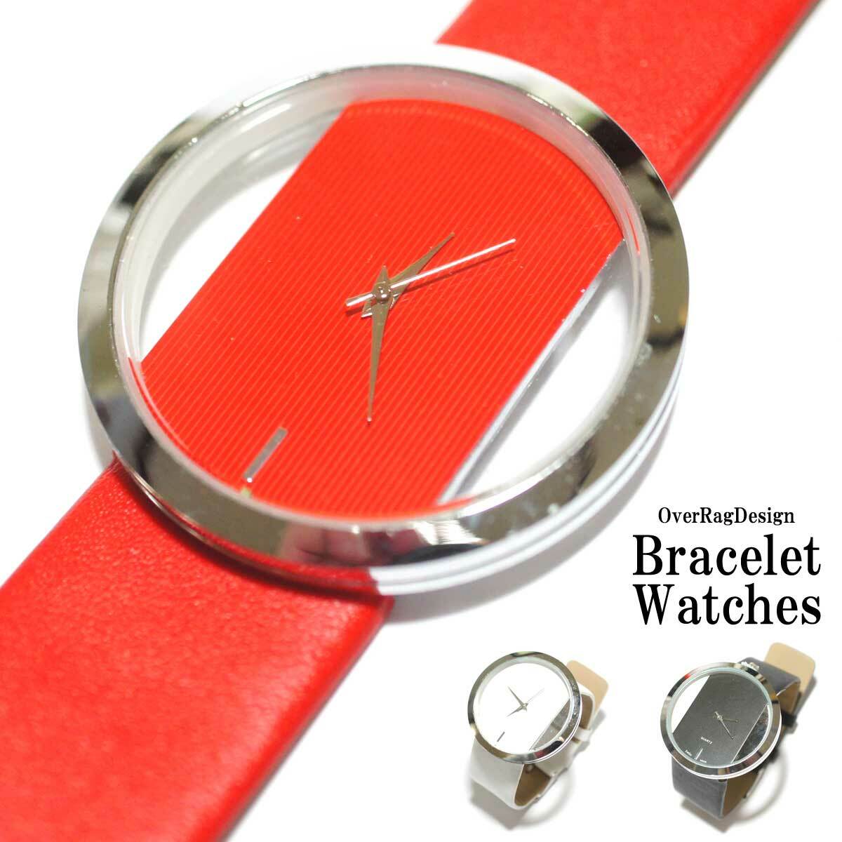レディース時計 レディースウォッチ 腕時計 時計 ブレスレット カジュアル時計 大人時計 Puレザー ブレス時計 カジュアル時計 大人時計 可愛い時計 チープウォッチ Or1130 Overrag