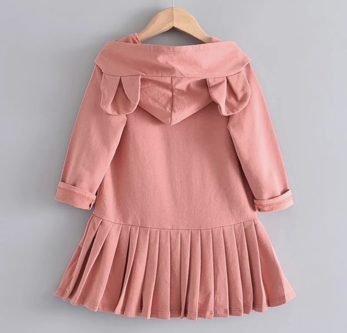 うさ耳ワンピース 海外子供服 ワンピース 女の子 うさぎ 韓国子供服 ベビー キッズ 海外子供服 Fly Bell Import Select Shop