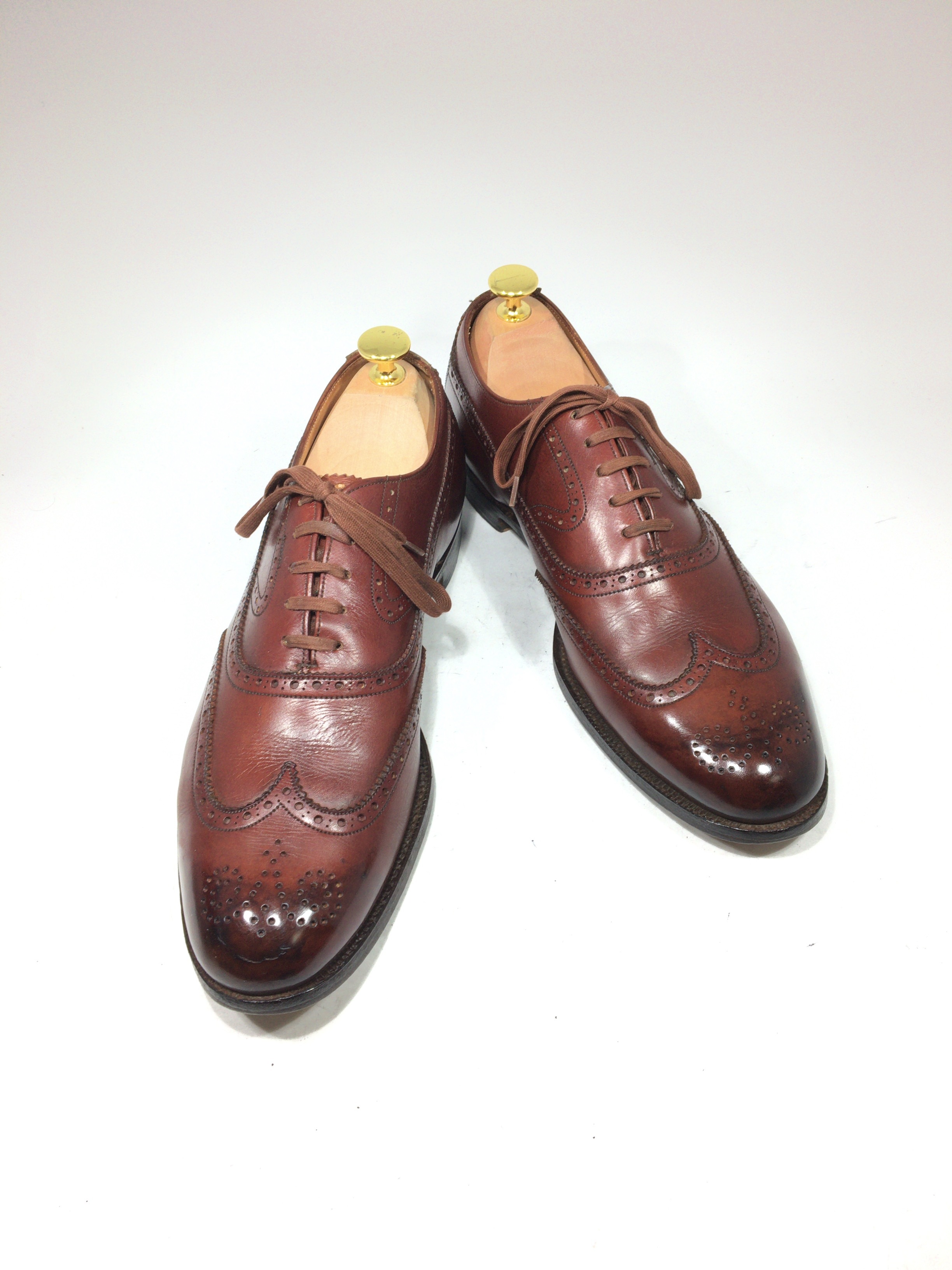 チーニー製ブルックスブラザーズ フルブローグ 25cm 中古靴 革靴 ブーツ通販専門店 Dafsmart ダフスマート Online Shop