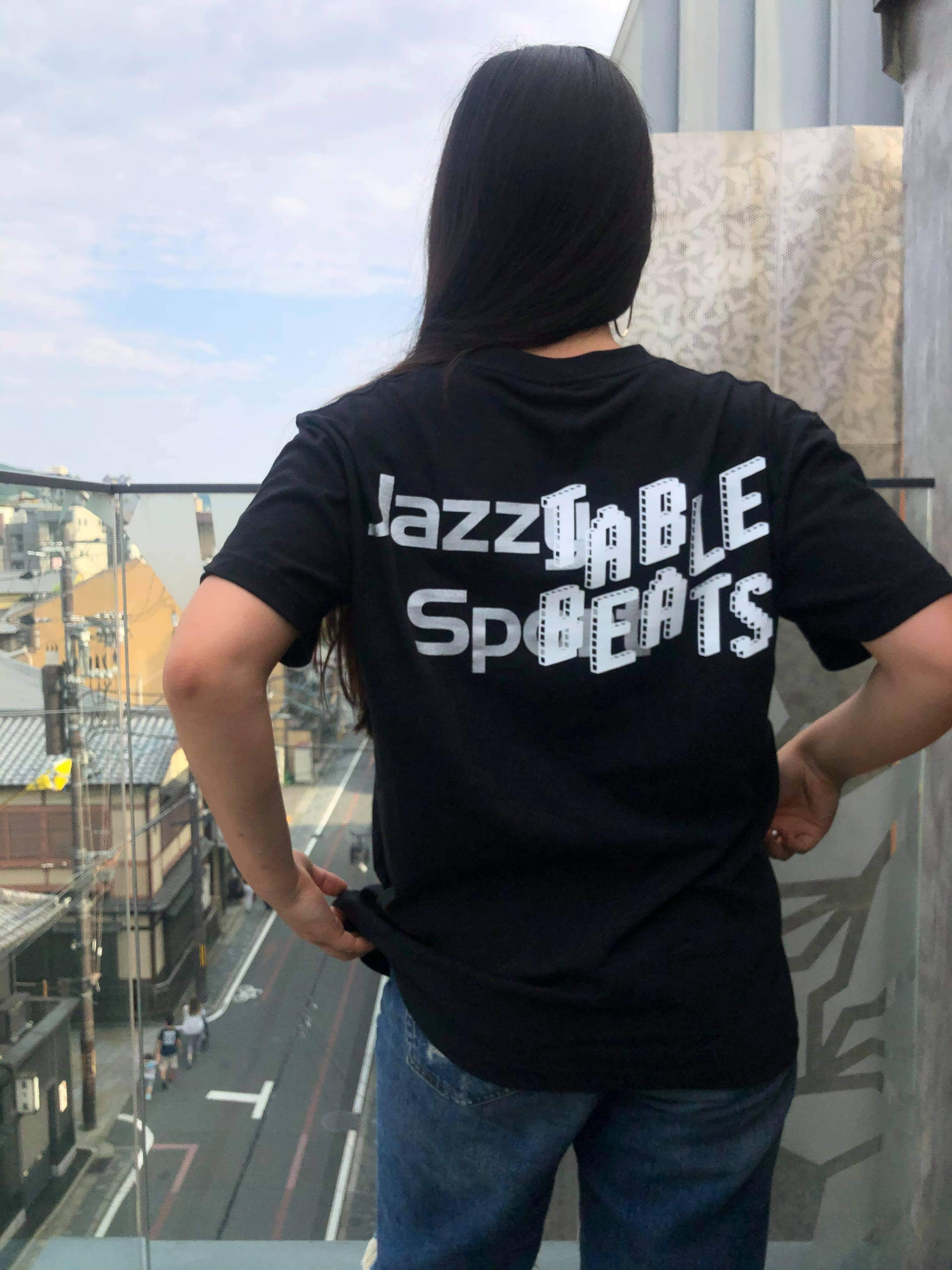 Jazzy Sport X Table Beats Tee Black ビートサンプラー Cd Jazzy Sport Kyoto