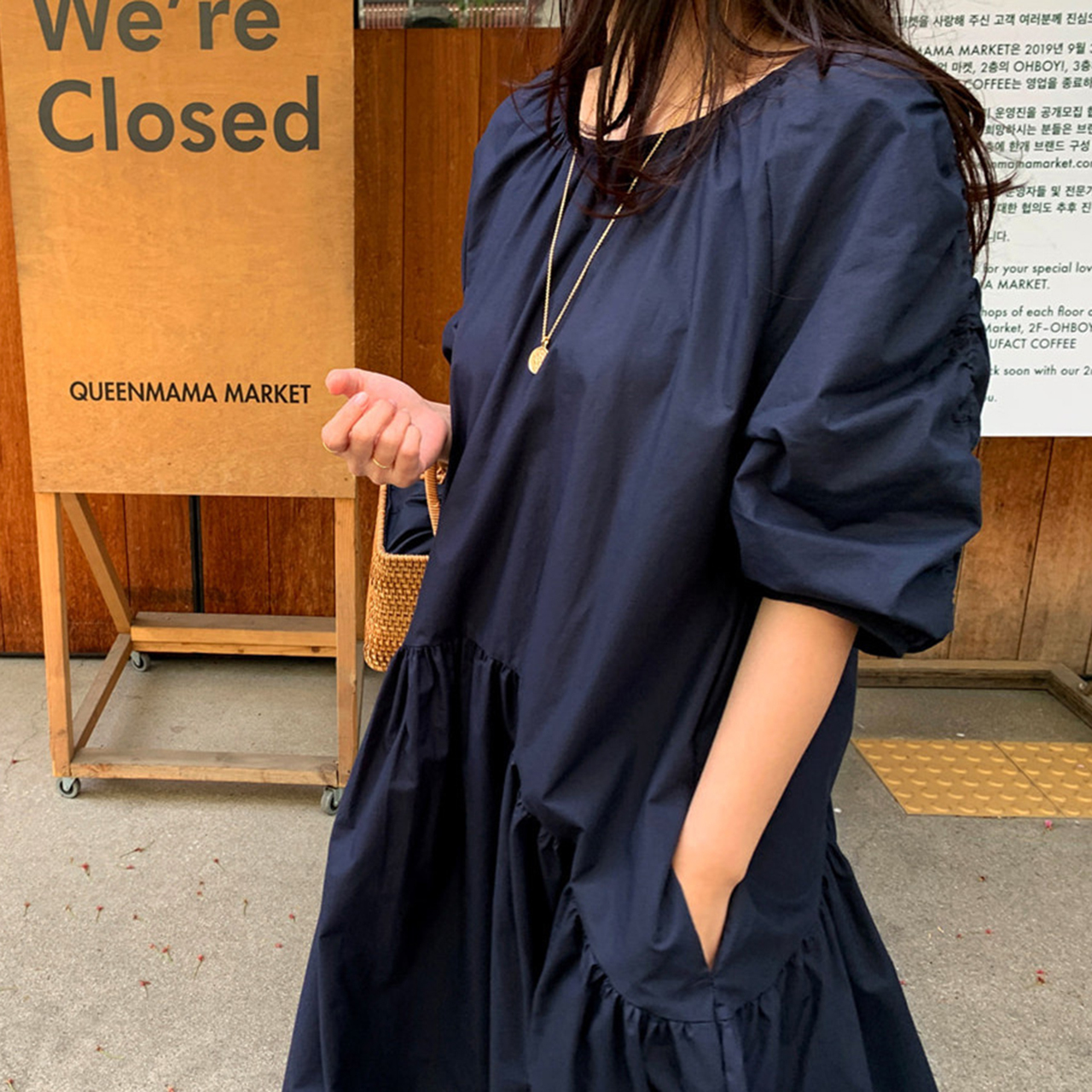 Al 364 ティアード フレア ラウンドネック ワンピース A Lot Of Love 公式