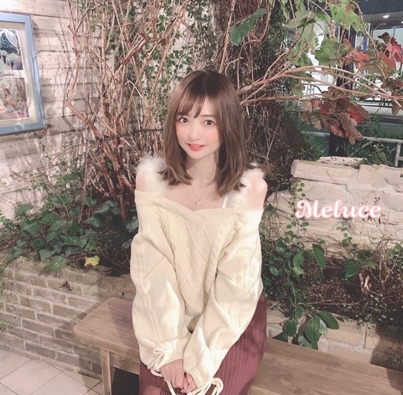 モデルさん多数着用】ショルダーファーオフショルニット♥2color  Meluce