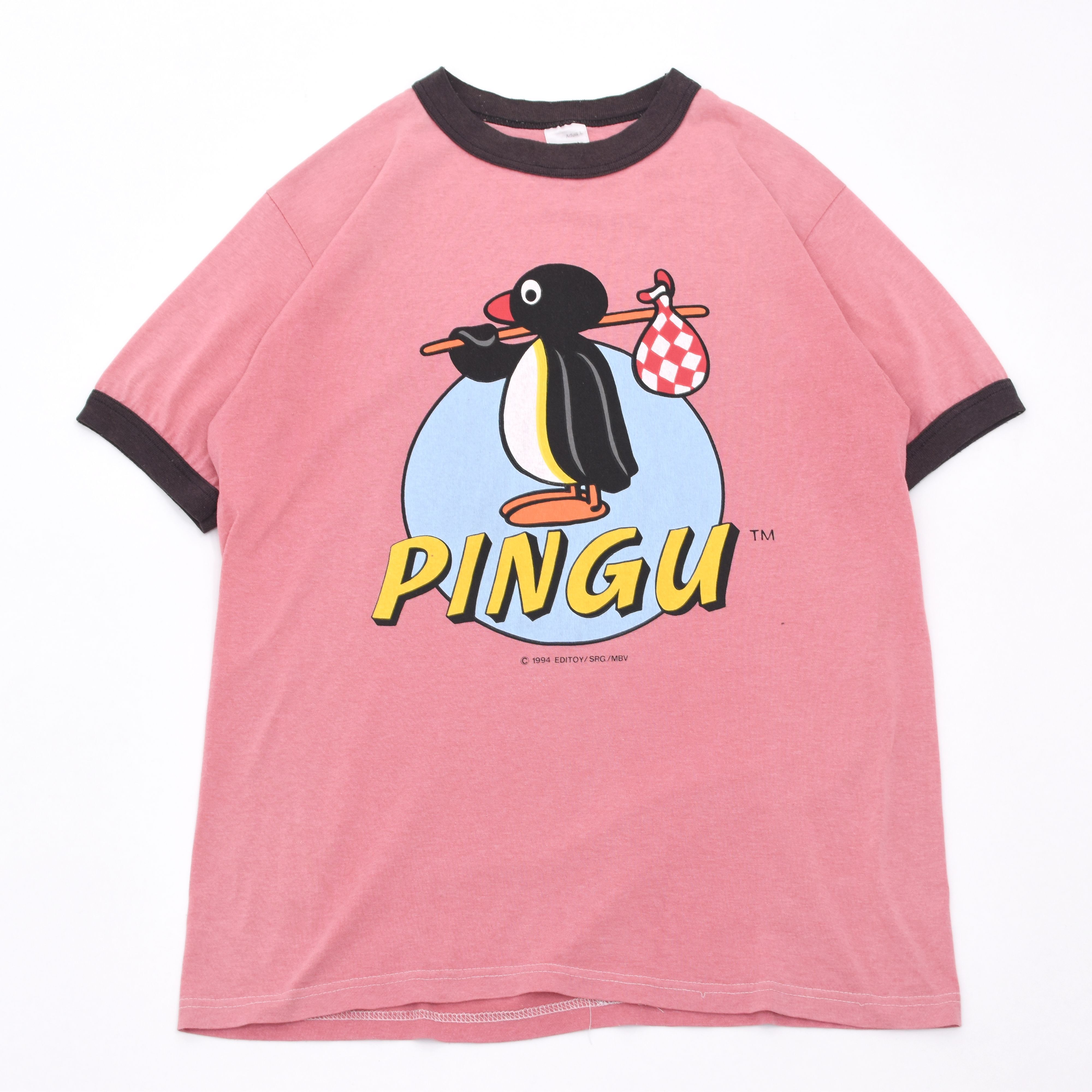 90s Vintage Pingu Ringer T Shirt ピングー リンガー Tシャツ 古着屋 Grin Days Memory 公式 古着通販 オンラインストア