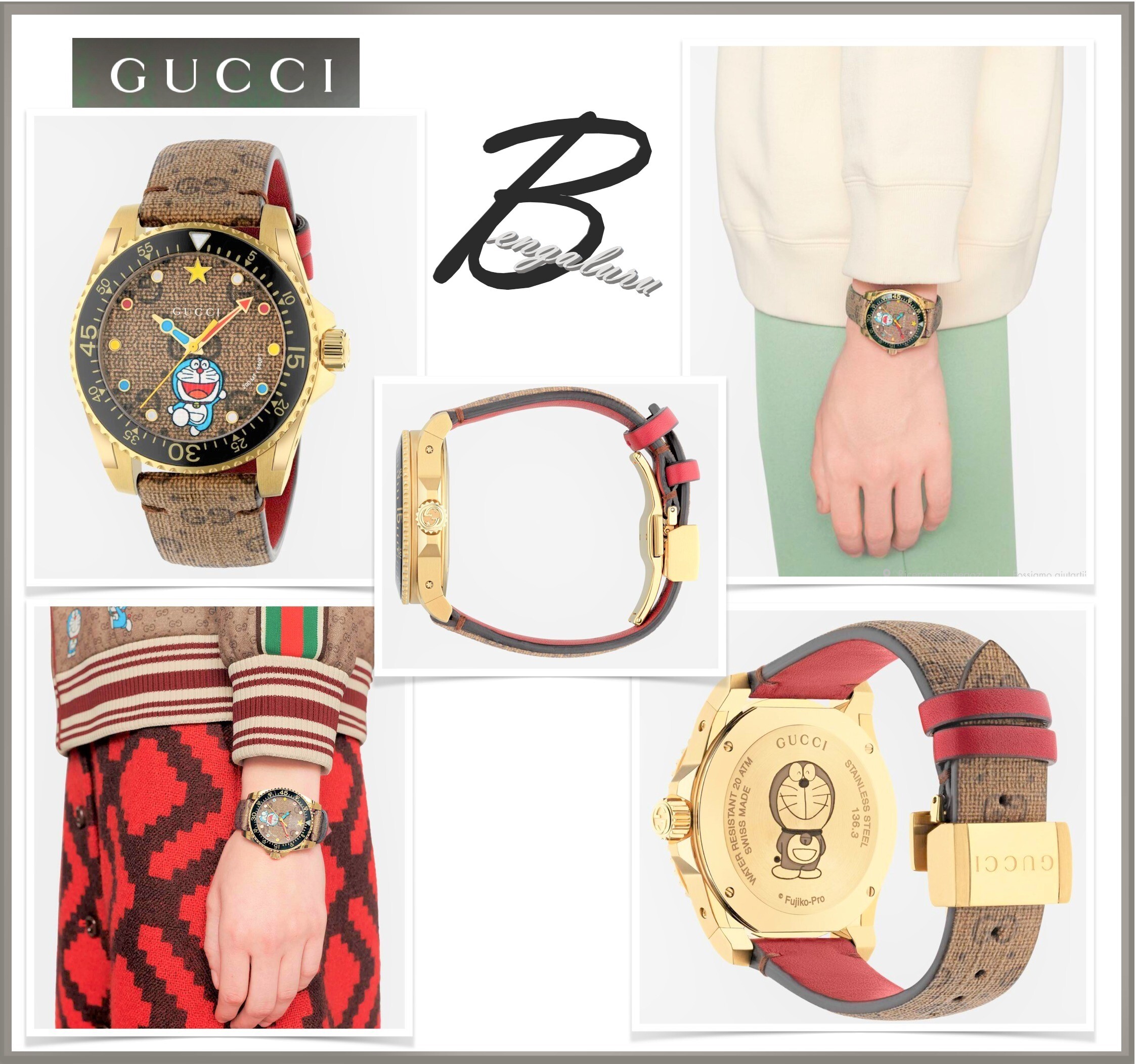 Gucci グッチ ダイヴ Doraemon X Gucci ウォッチ Bengaluru