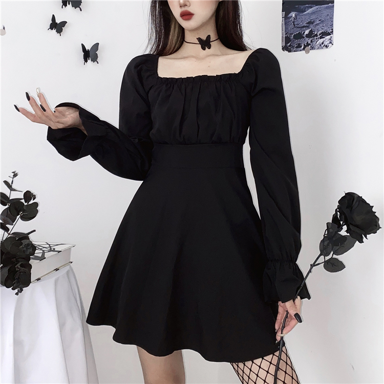 バックシャン 編み込みワンピース デザインワンピース ロック ライブ コンサート デート セクシーワンピース N003 Rumina Select Shop