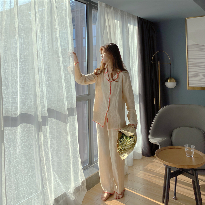 オルチャンファッション 韓国レディースファッション 6818 パジャマ シンプル 部屋着 ワンポイント ルームウェア 人気プチプラレディース韓国 ファッション新作通販 Aliceholly アリスホーリー