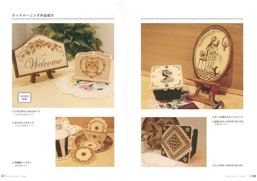 図案集 ウッドバーニングでつくる生活雑貨 Ginza Hakko 木の香