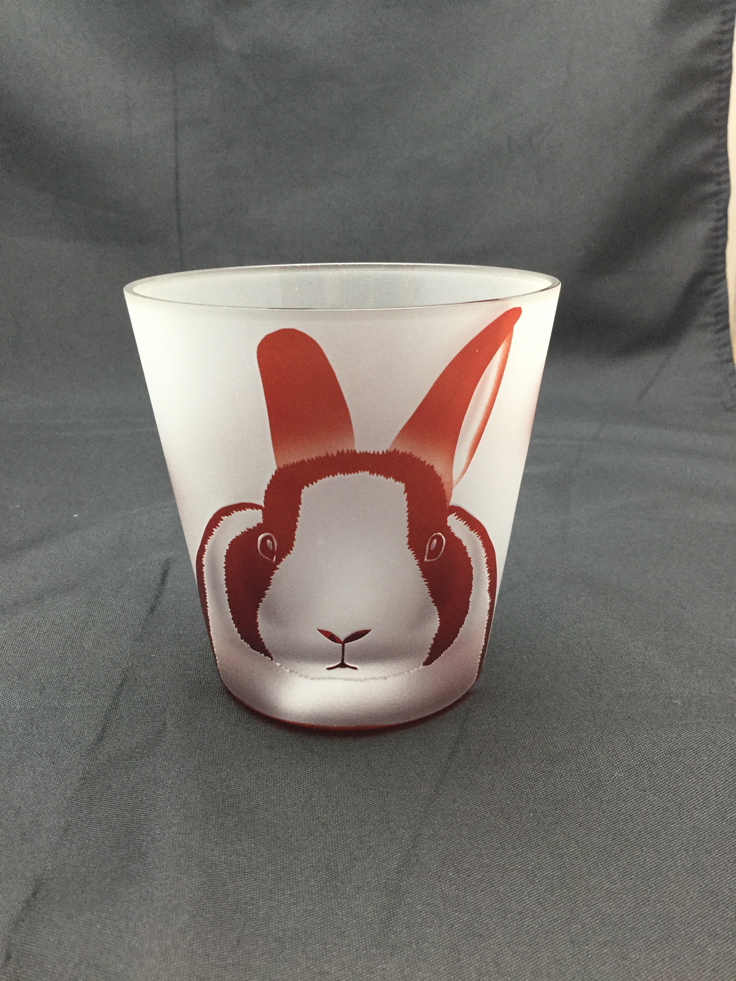 うさぎガラス工房moko ロックグラス うさぎセレクトショップ森音 東京神田のうさぎ雑貨
