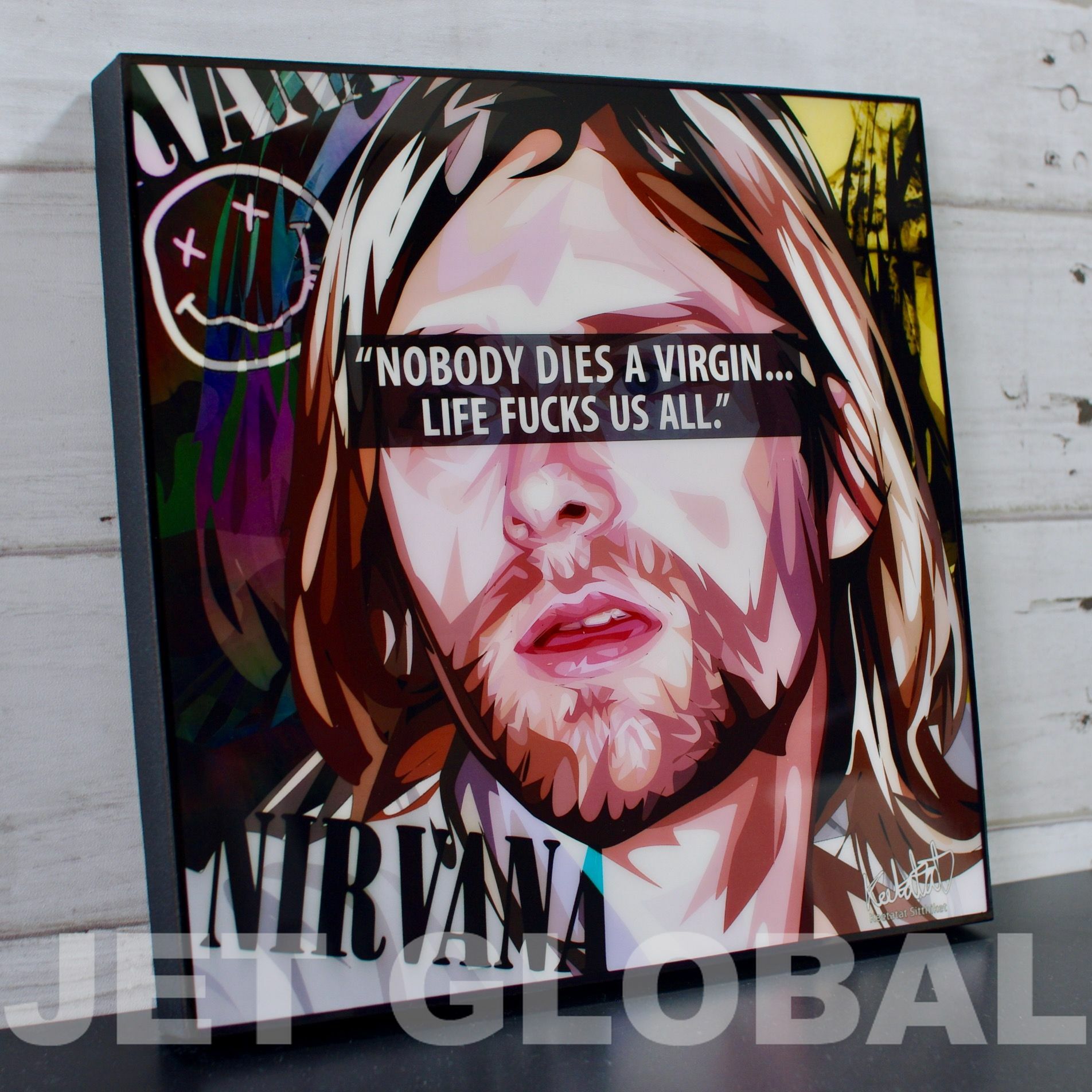 カート コバーン ニルヴァーナ Kurt Cobain Nirvana サイズ 26cm Papm 0173 ポップアートパネル フレーム公式通販サイト 商品数1000点超え