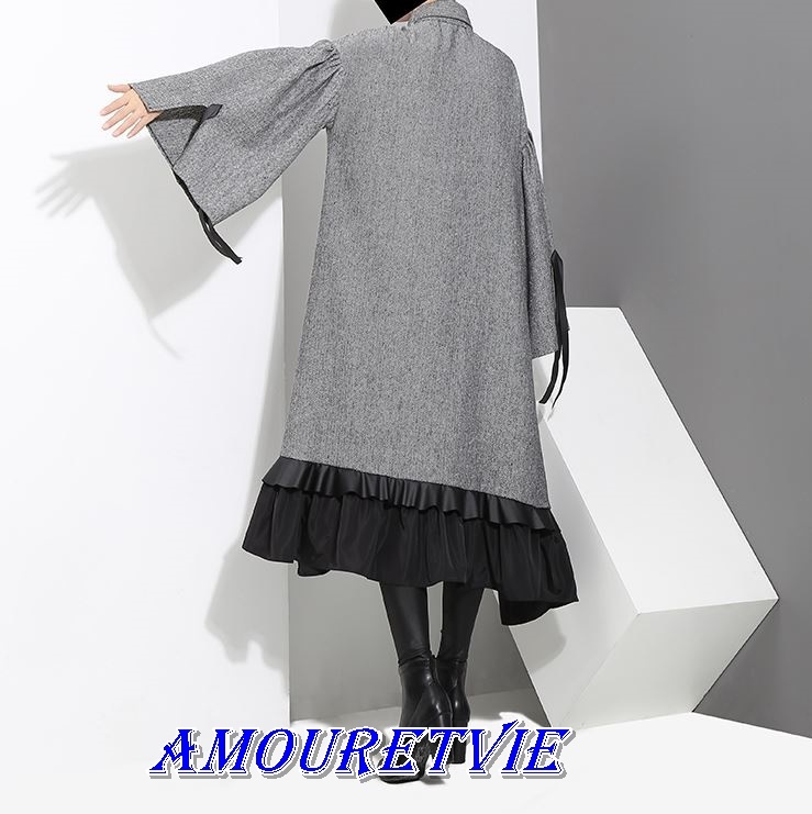 モノトーンフリルワンピース 145 Amouretvie モレヴィ