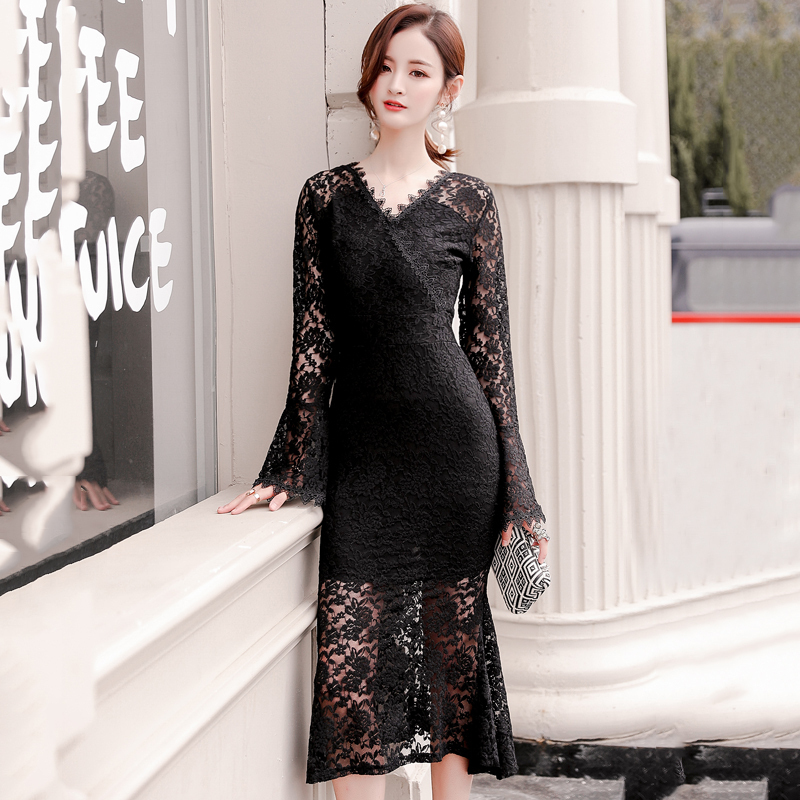 パーティードレス 結婚式 お呼ばれドレス 代 30代 40代 袖あり 結婚式ワンピース 長袖 黒ロングワンピース パーティードレス膝丈 お呼ばれワンピース 二次会 結婚式フォーマルドレス フォーマルドレス 総レースパーティードレス Viento