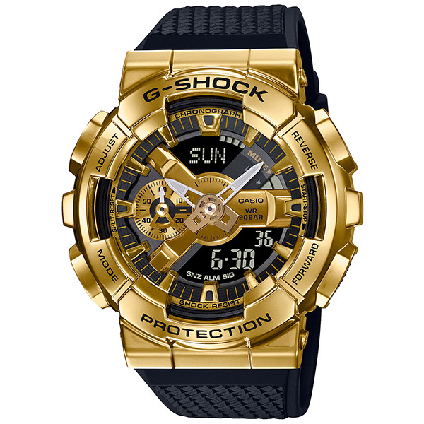 G Shock Gm 110g 1a9jf メタルフェイス ゴールド メンズ腕時計 カシオ正規品 栗田時計店 Seiko G Shock フェラーリ 時計ベルトの専門店