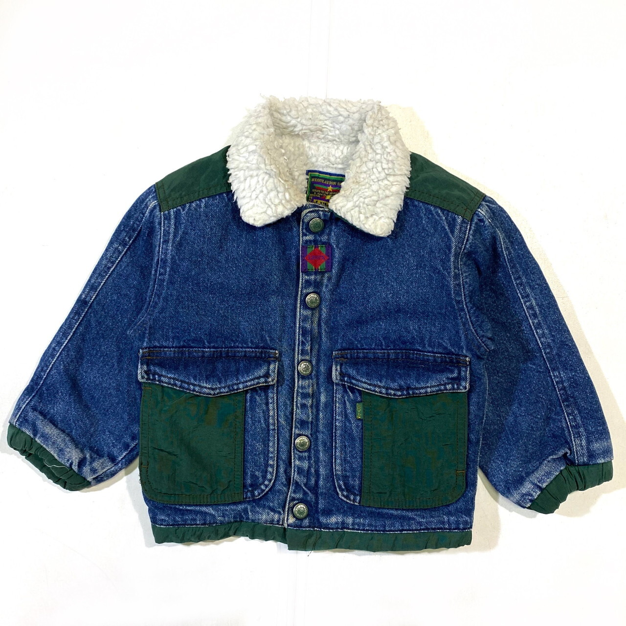 Kids 80年代 リーバイス デニムボアジャケット キッズ４歳 110cm 古着 80s Usa製 Levi S ヴィンテージ ビンテージ トラッカージャケット 子供服 デニムジャケット Cave 古着屋 公式 古着通販サイト 夏物最大50 Off開催中