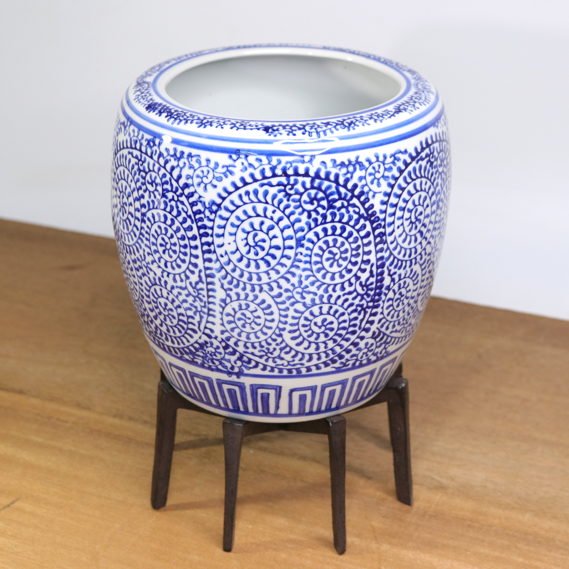 五徳 鉄製 八脚五徳 鉄器 アイアン プランター台 鉢台 火鉢 炭道具 囲炉裏 インテリア雑貨 486 2818 雑貨屋リエット