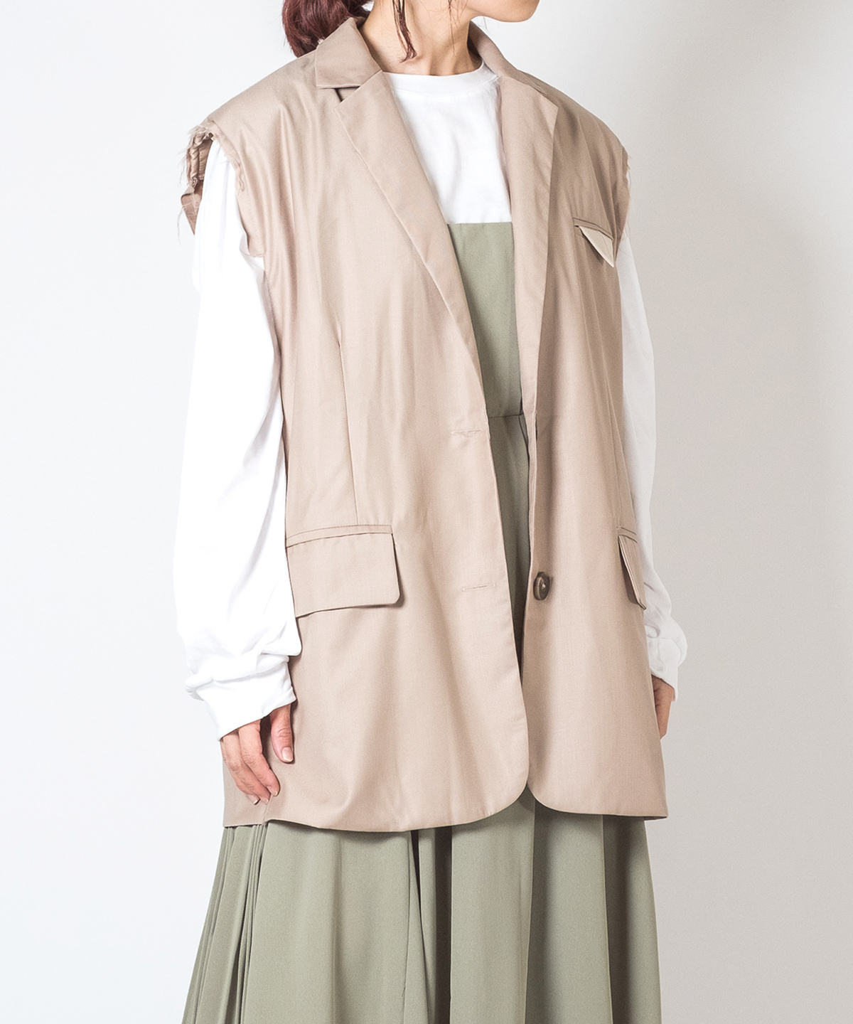 ベルトセットトレンチベスト Mim