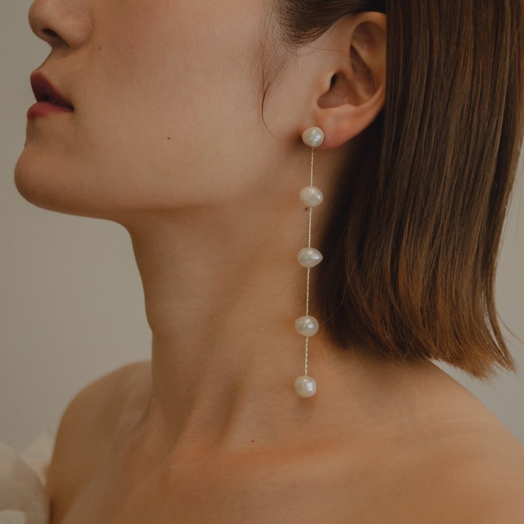 Dots 5pearls ドッツ 5連バロックパール Bright Mart Wedding Accessories