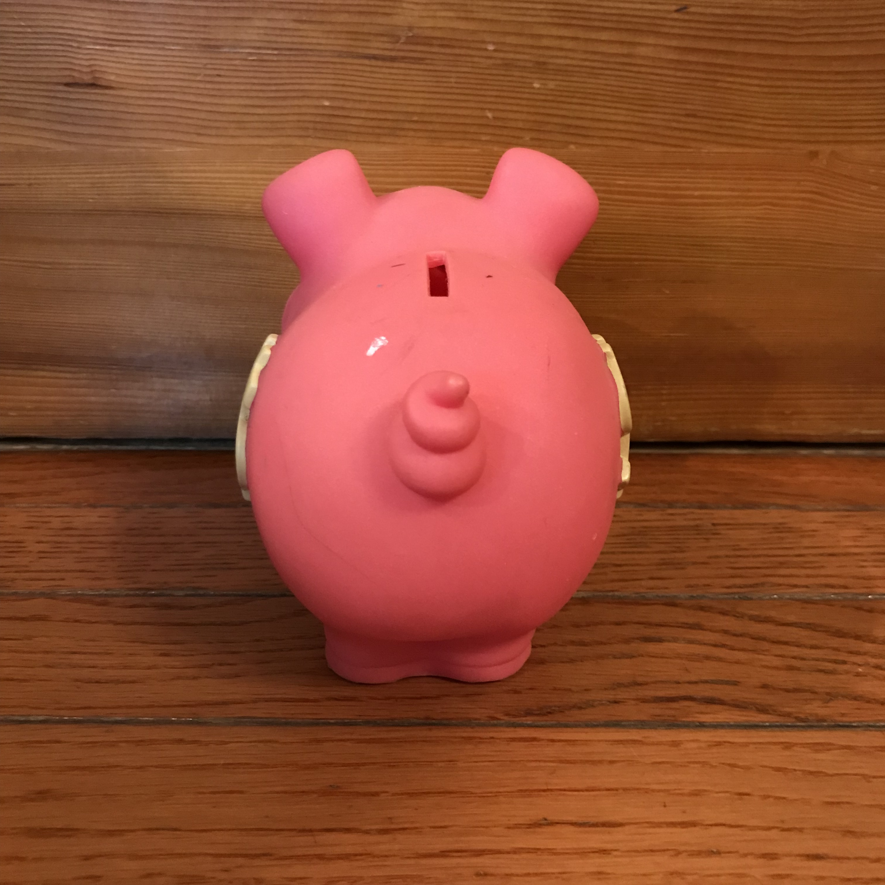 ディズニーランド トゥーンタウン ピンクの豚の貯金箱 ソフビ Toontown Piggy Bank Coinbank Honey Antique ヴィンテージ アメリカン雑貨 アンティーク アメトイ インテリア小物 ミールトイのお店