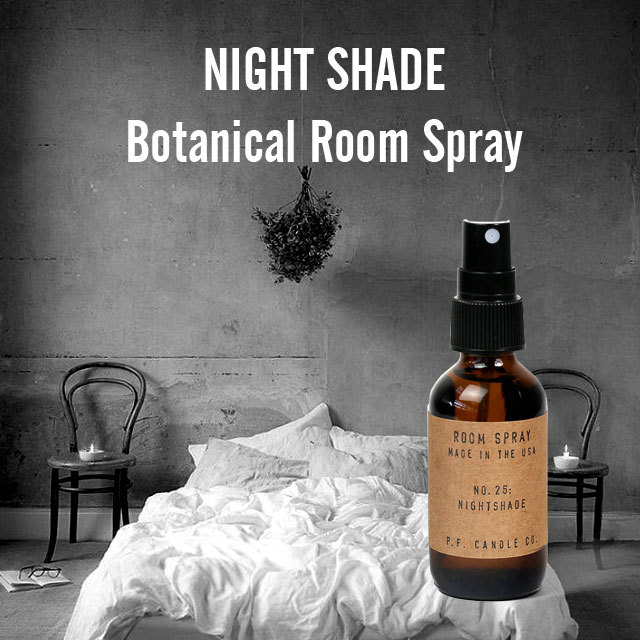 ルームスプレー ナイトシェード スモーキー スパイシーな甘さは夜におすすめの香りbotanical Room Spray25 Nightshade ざっくり雑貨 Zackrezacka ザックリザッカ