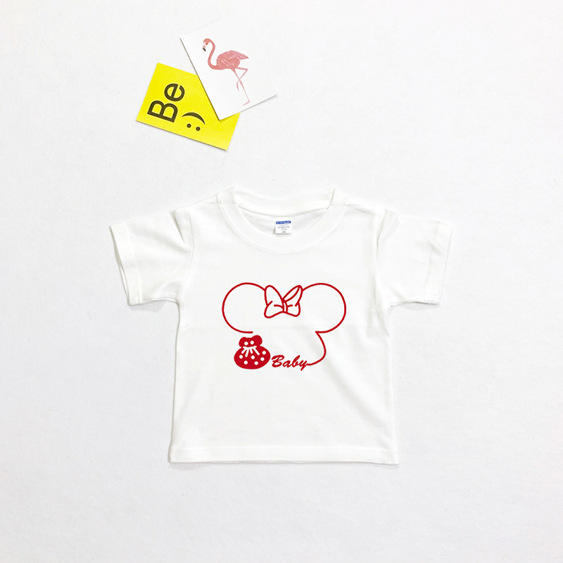 予約商品 お出かけも楽しくなる親子コーデtシャツ ディズニー 親子ペア お揃い ミッキーマウス 7分袖tシャツ 親子ペア ペアルック 親子 マッチング 家族 シャツ お出かけ 親子コーデ Lavoro