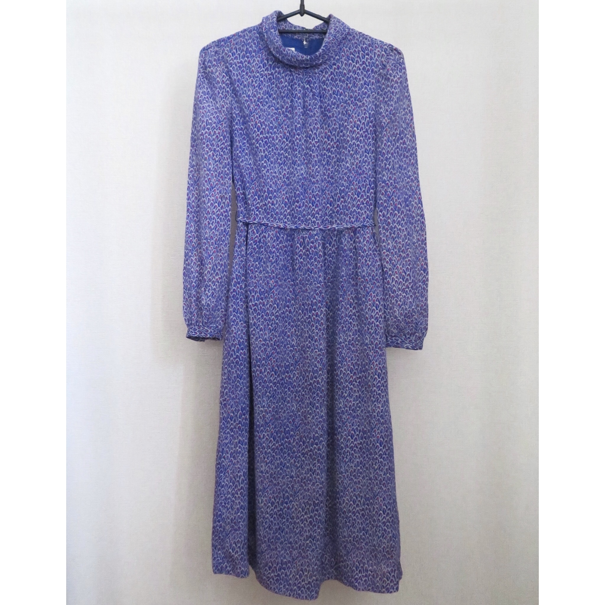 孔雀柄 幾何学 ワンピース 古着 Peacock Pattern Onepiece Nehelenia