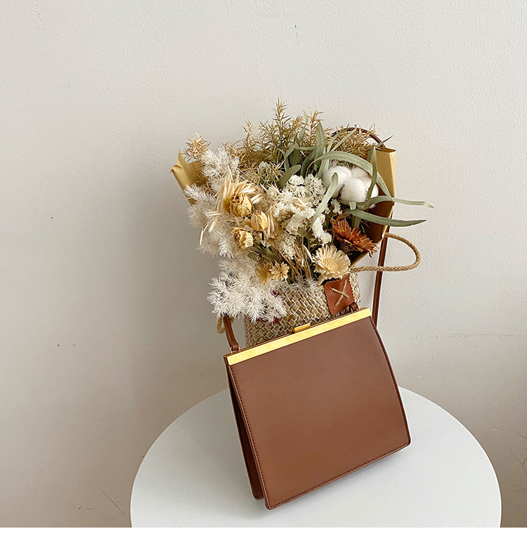 スクエアレザーバッグ ショルダーバッグ 肩掛けbag レディース 人気 安い 韓国バッグ A5102 Sinsakumall